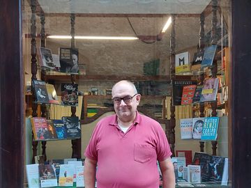 Il libraio Sergio Menghini